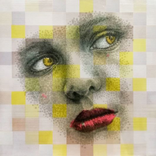 Portrait yellow woman